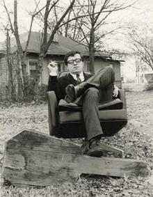 JLD at leisure in '65 [The Hound asks: "Is this a Wm. Eggleston photo?']